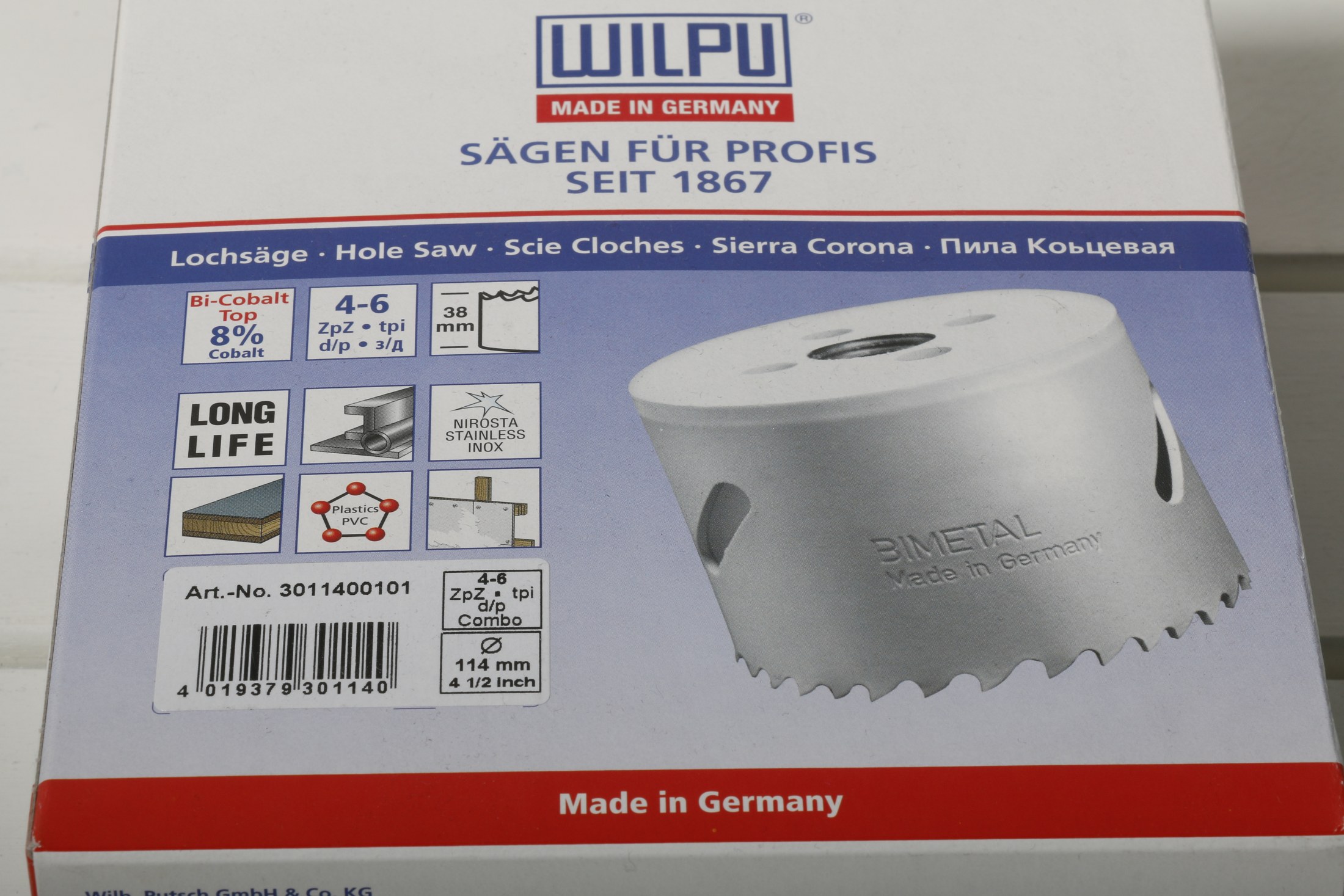 Hringsög Wilpu 114 mm