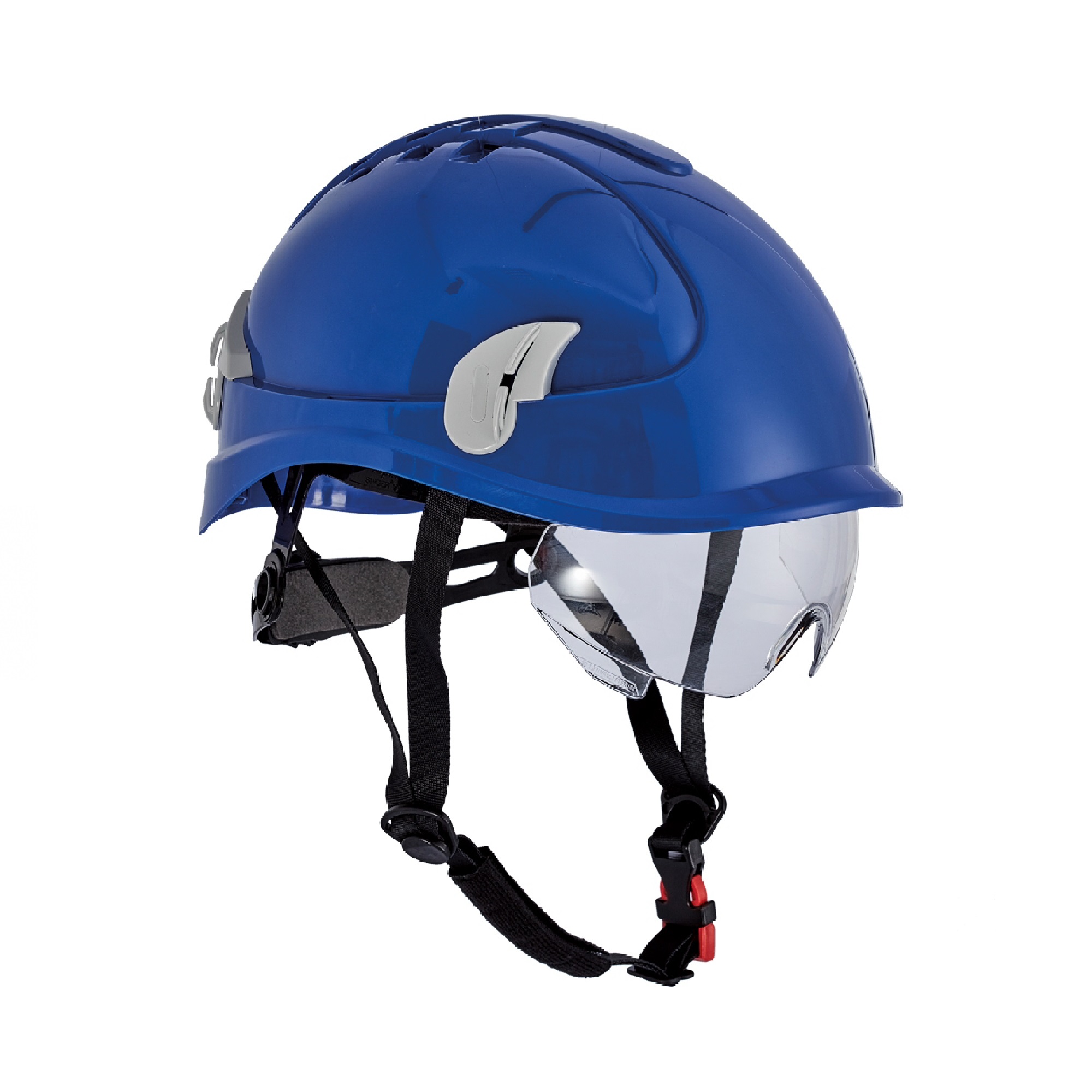 Klifurhjálmur með gleraugum bl