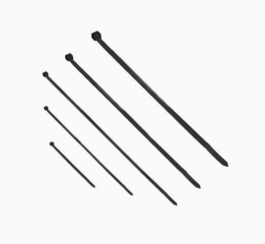 DRAGBÖND SVÖRT, SETT 5 STÆRÐIR 100stk. DRAGBANDA SETT