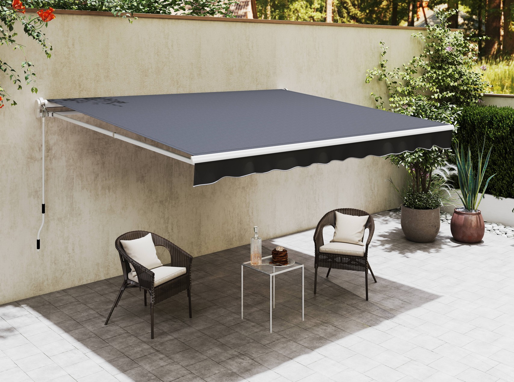 Markísa 3,5 x 2,5m grá