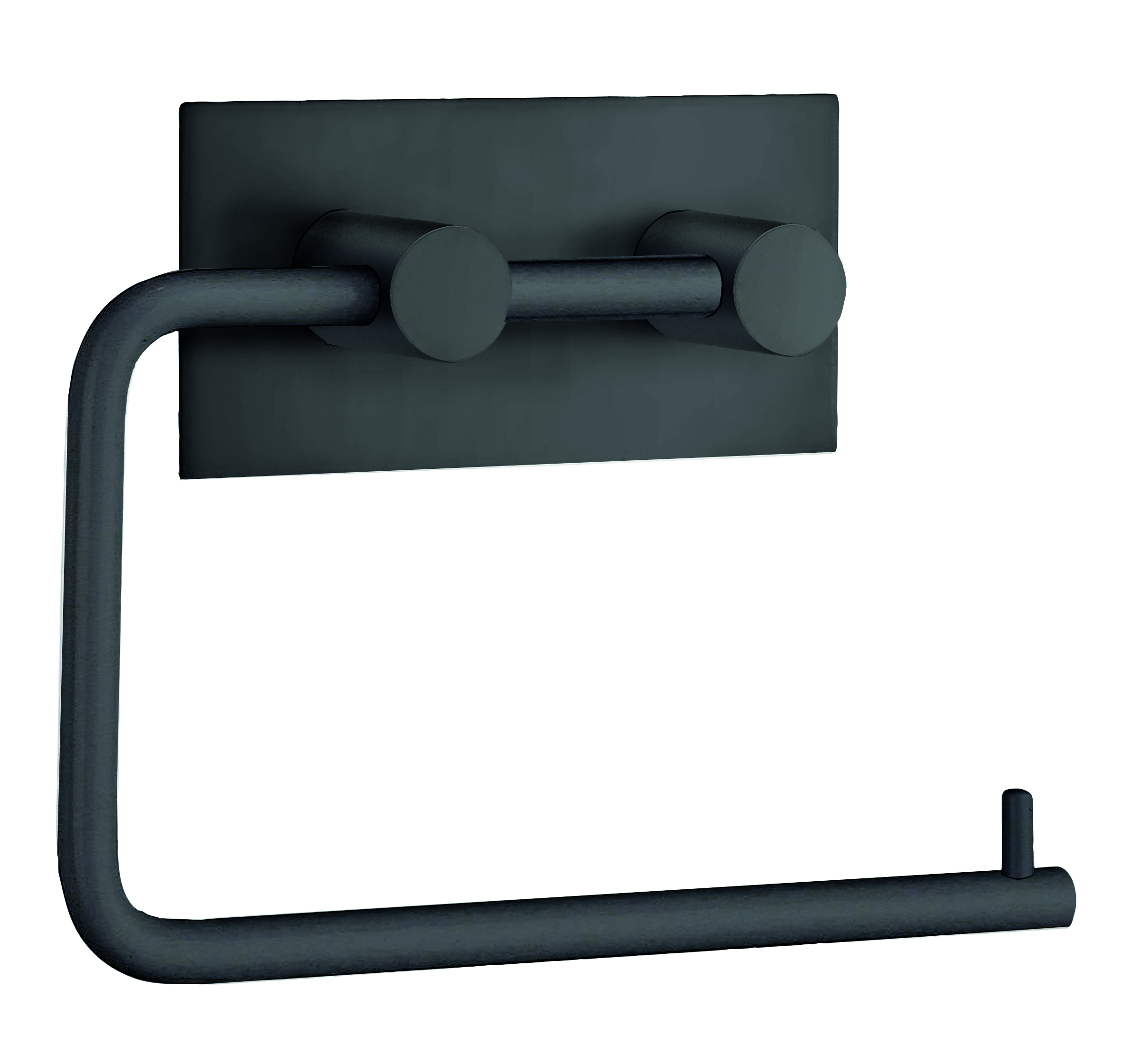 WC Rúlluhaldari kantaður, svart