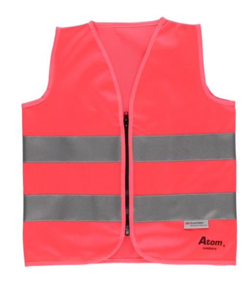 Endurskinsvesti fyrir börn  bleik M