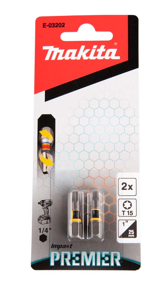 MAKITA BITI TX15-25MM (2STK) E-03202