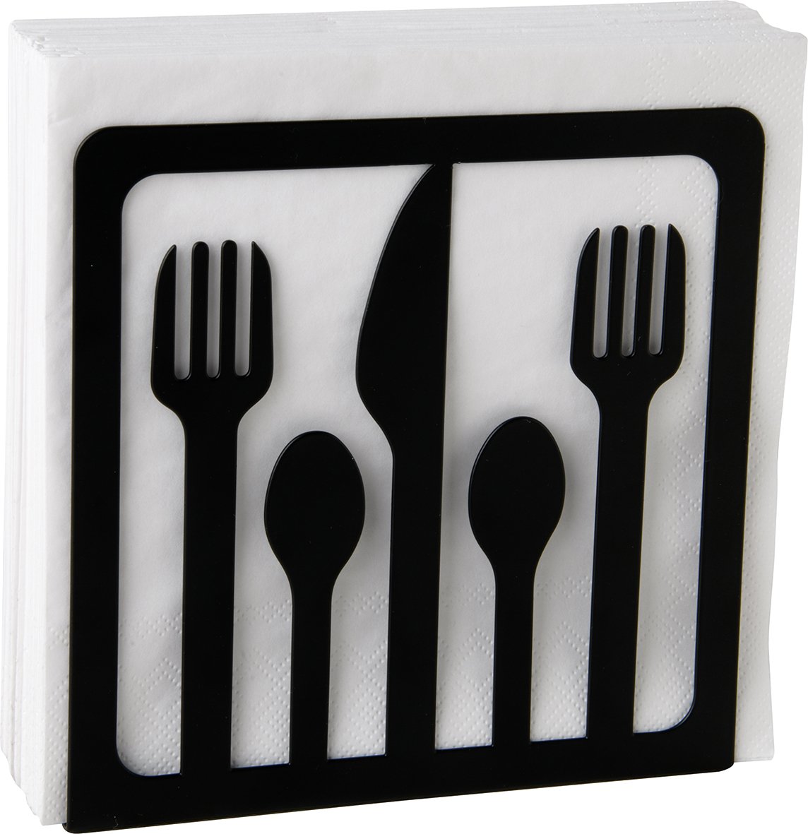 METAL NAPKIN HOLDER black