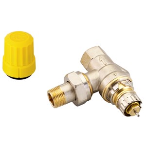 RETÚRKRANI 3/8" VINKIL LOFTHITASTÝRÐUR - DANFOSS