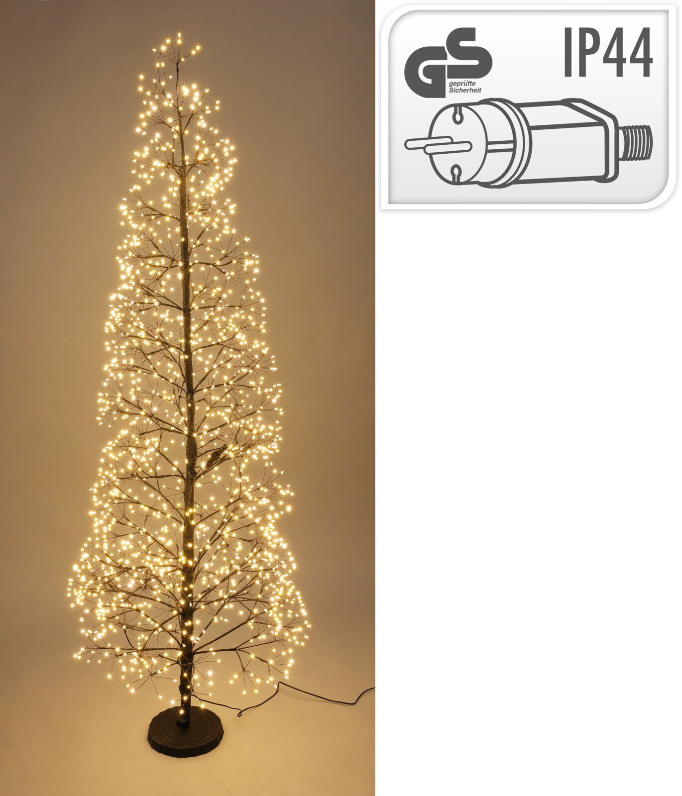 Jólatré ljós 150cm 1600led