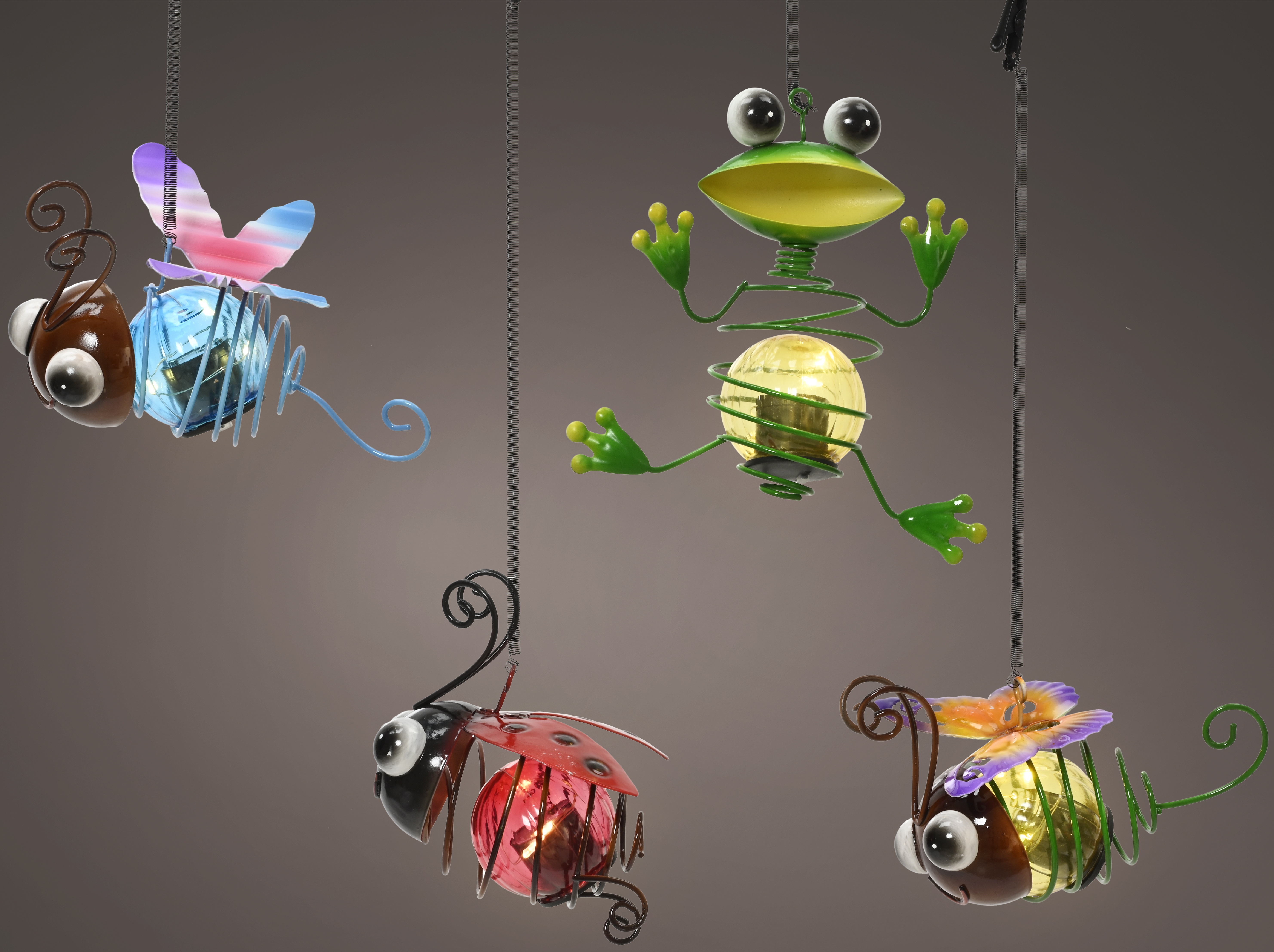 Sólarljós hangandi 4 gerðir 11*6*11,5cm