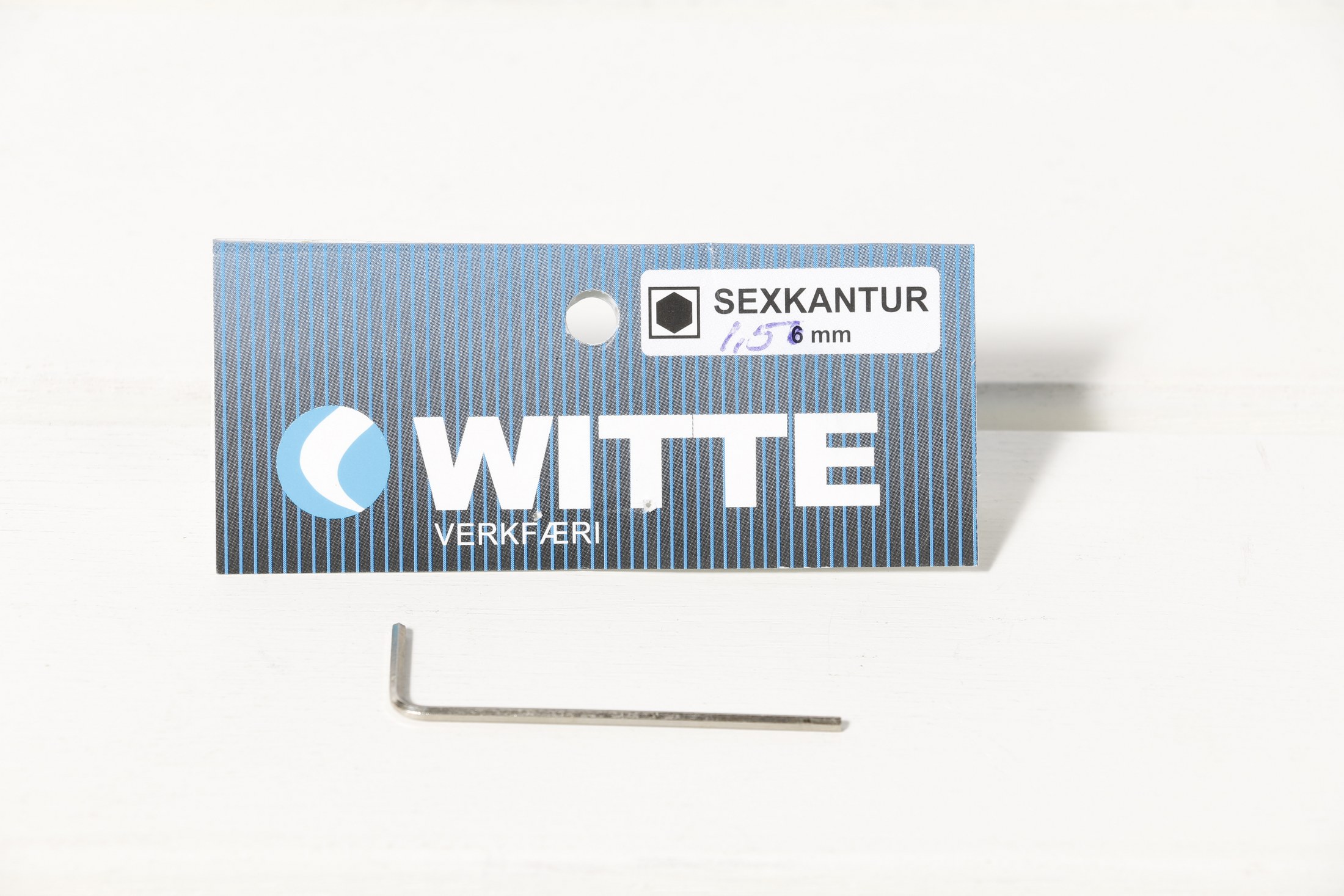 Sexkantur 1,5 mm Witte