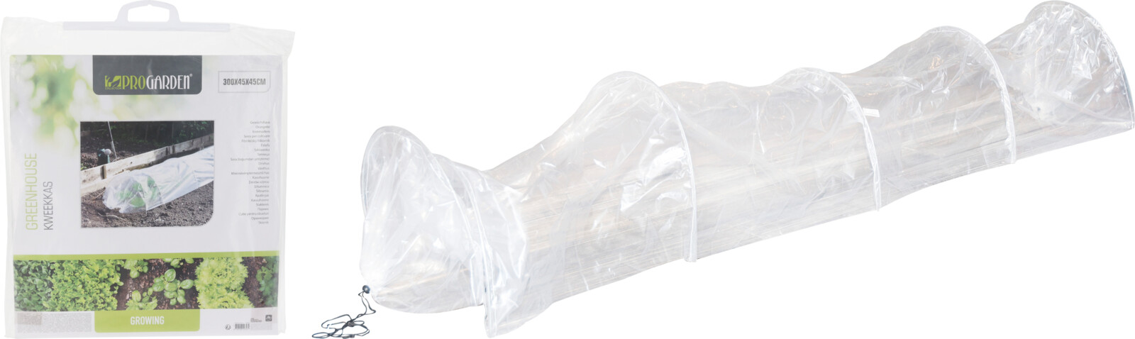 Gróðurhús göng 300*45*h45cm