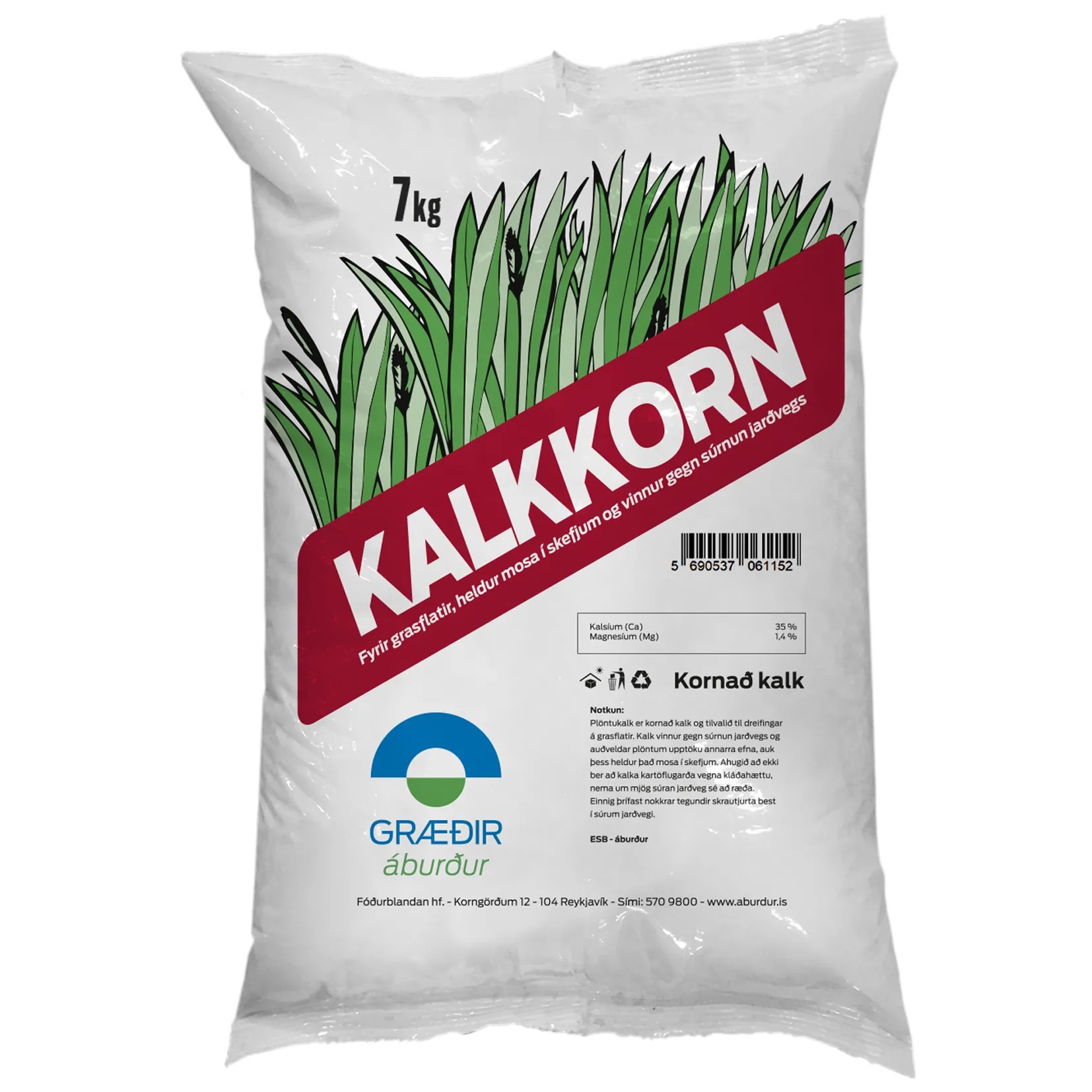 Kalkkorn 7kg
