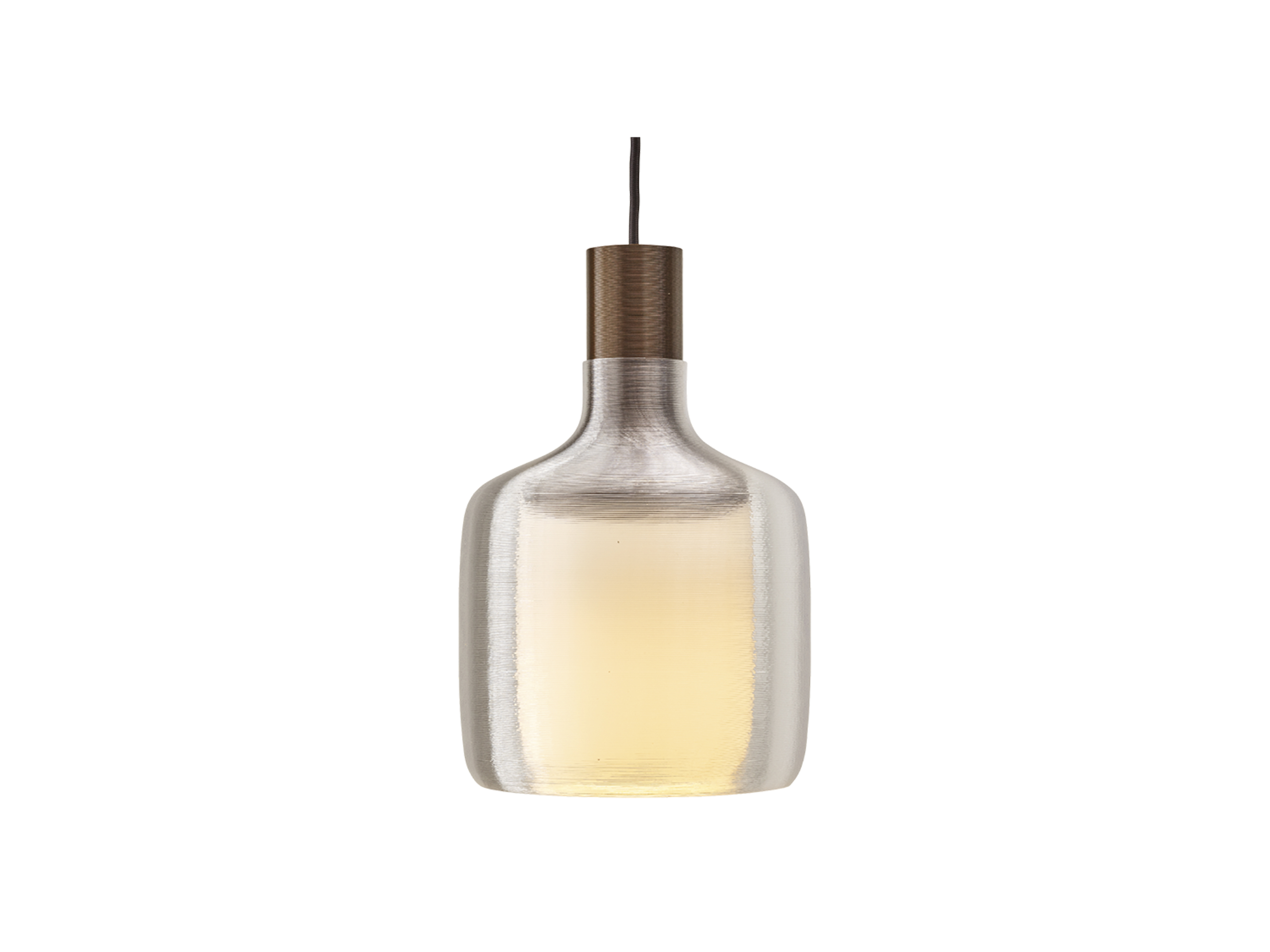 Jewelz hangandi fl glær lítill brons E27