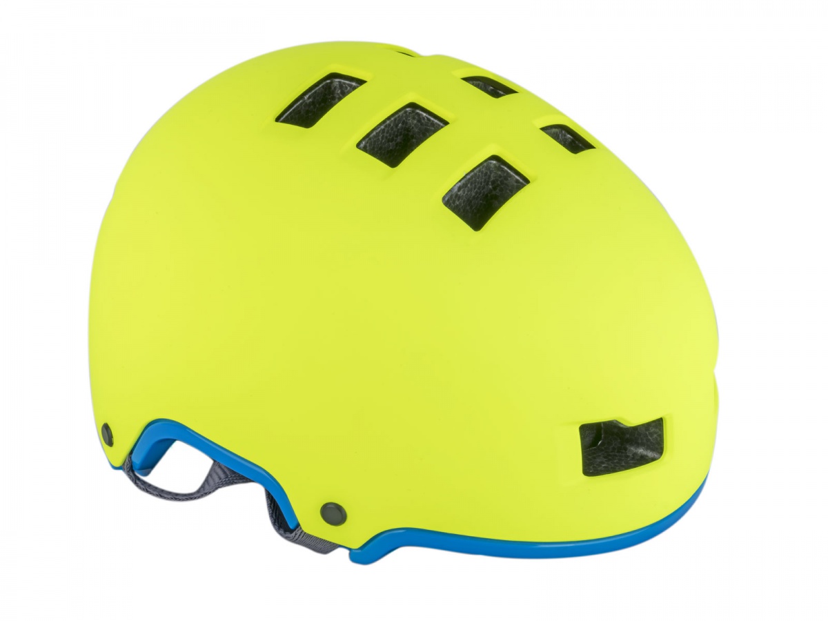 Reiðhjólahjálmur Lynx 54-58 cm gulur/blár