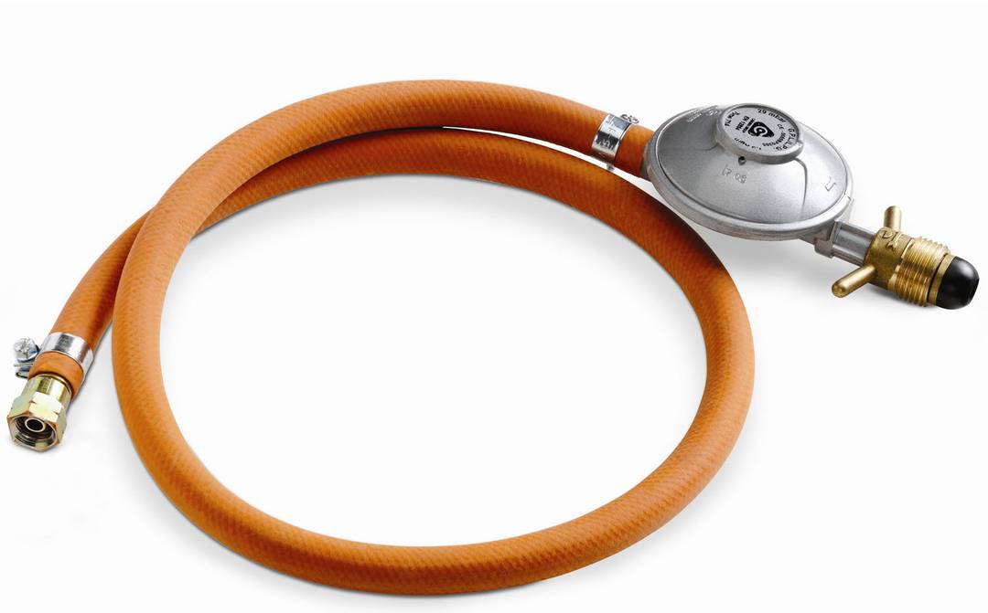 Slanga og þrýstijafnari f/Weber gasgrill