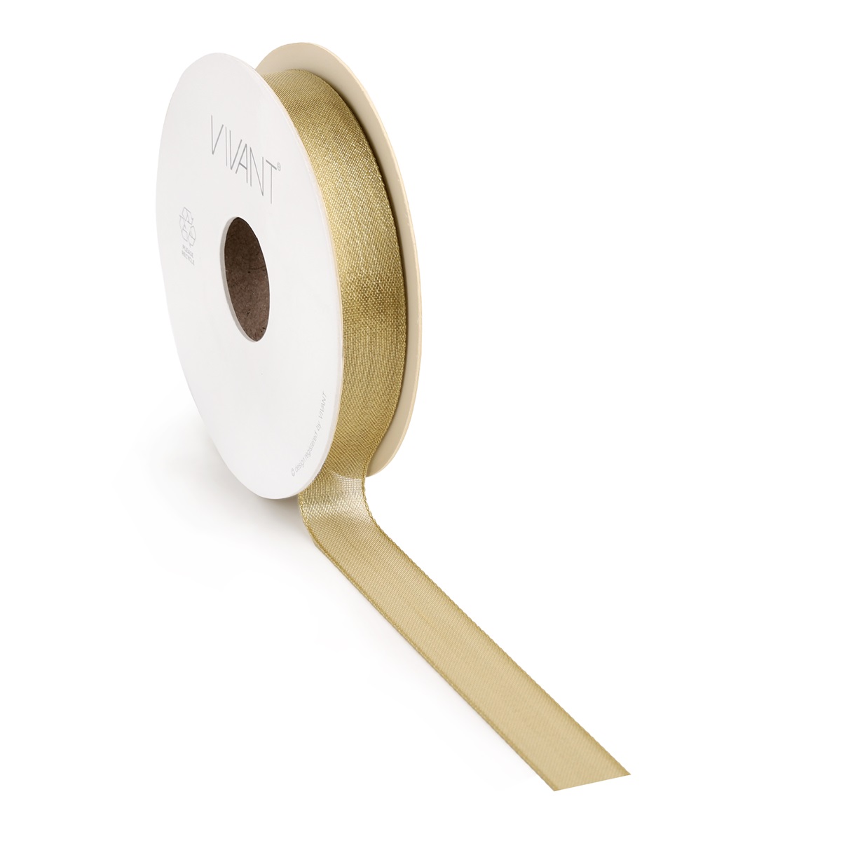 Borði 15m Metalize 15mm gull