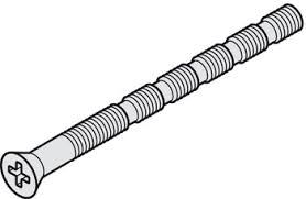 Húnaskrúfa 4x80 mm