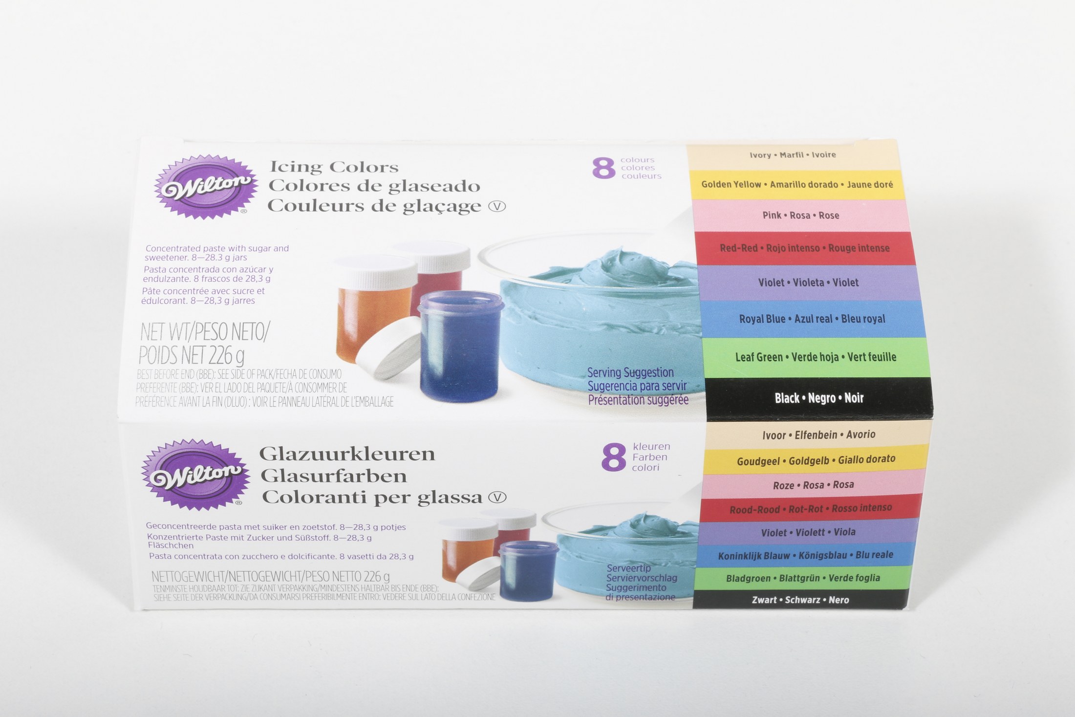 MATARLITIR SETT 8 LITIR