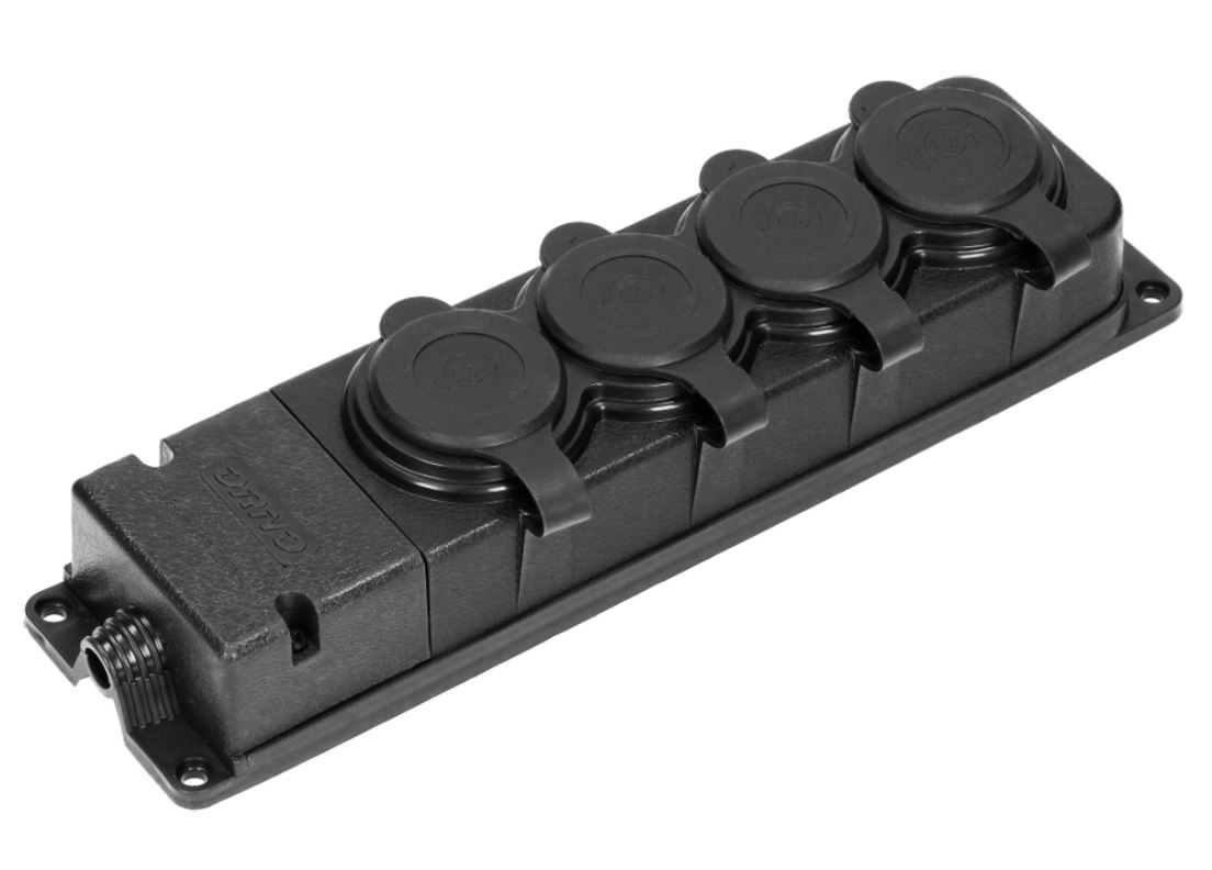 FJÖLTENGI GÚMMÍ 4-TENGLAR ÁN ROFA IP44 OR-AE-13167(GS)