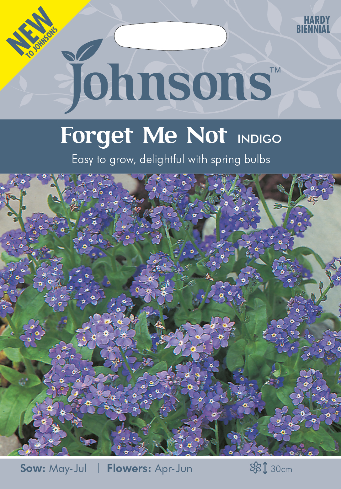 Fræ Forget Me Not Indigo