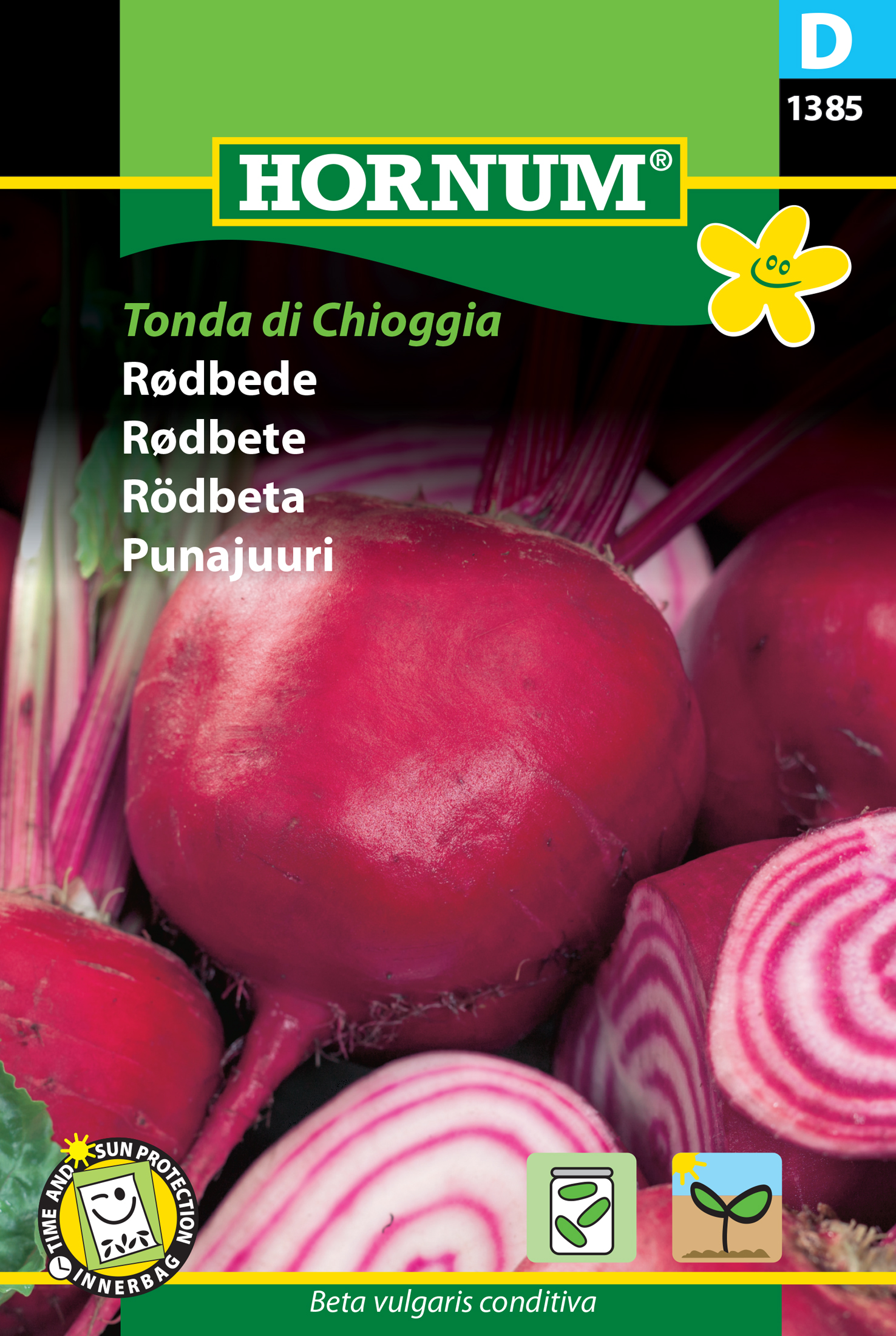 Fræ Rauðrófa Beta vulgaris conditiva Tonda di Chioggia
