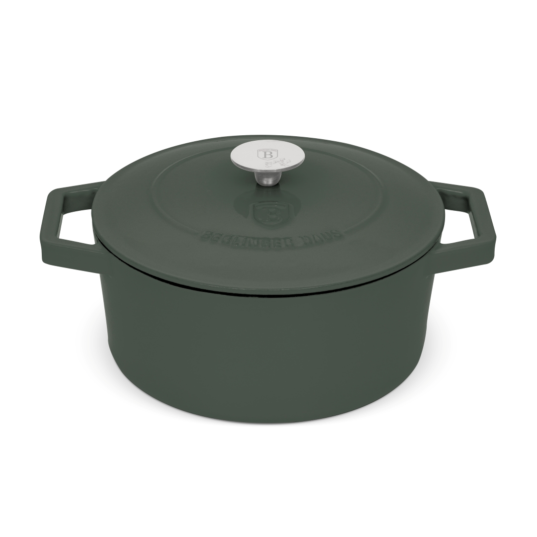 Pottjárnspottur matt grænn 4,35 l