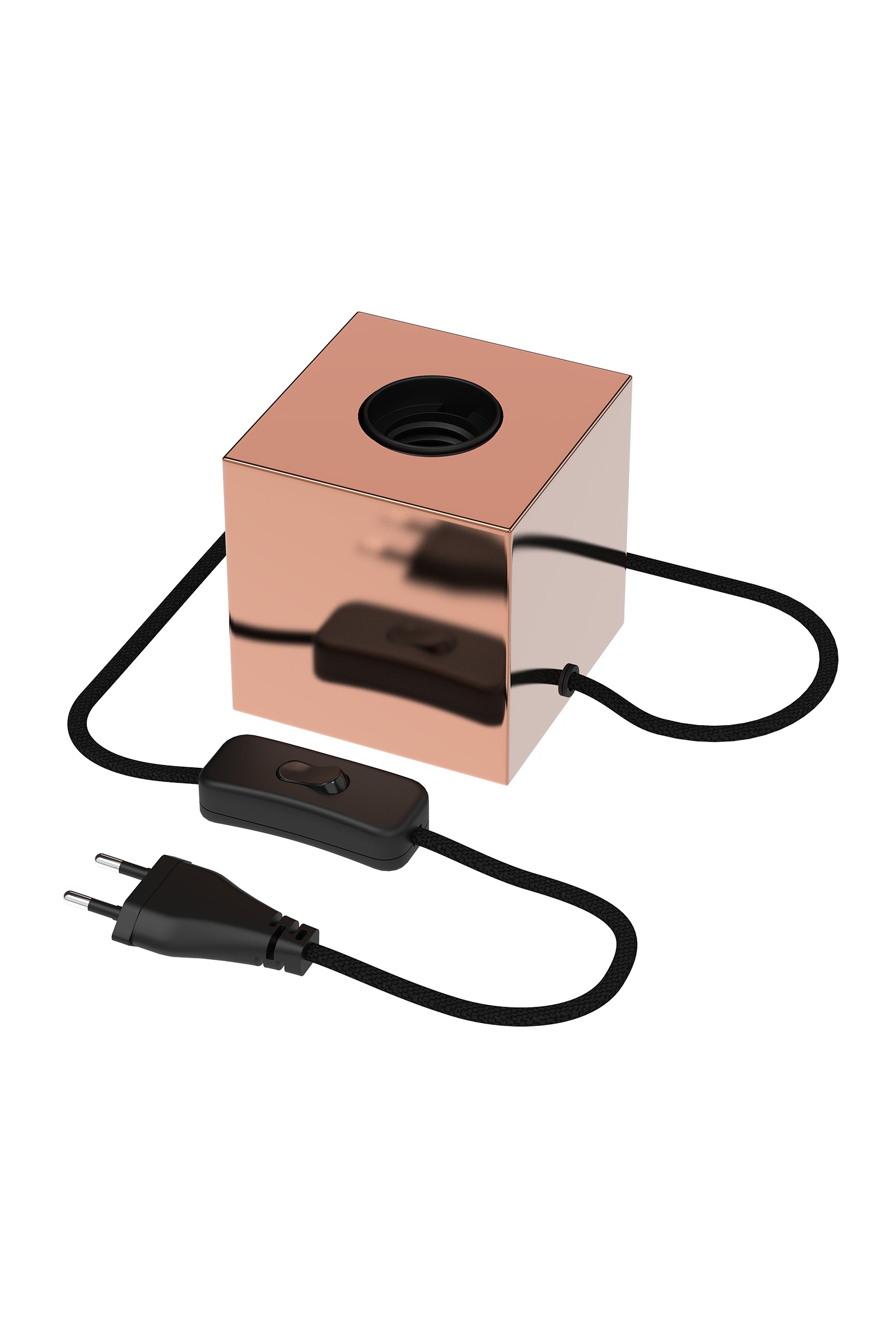 Calex borðlampi kop 1,8 m snúra m rofa E27 max 40w