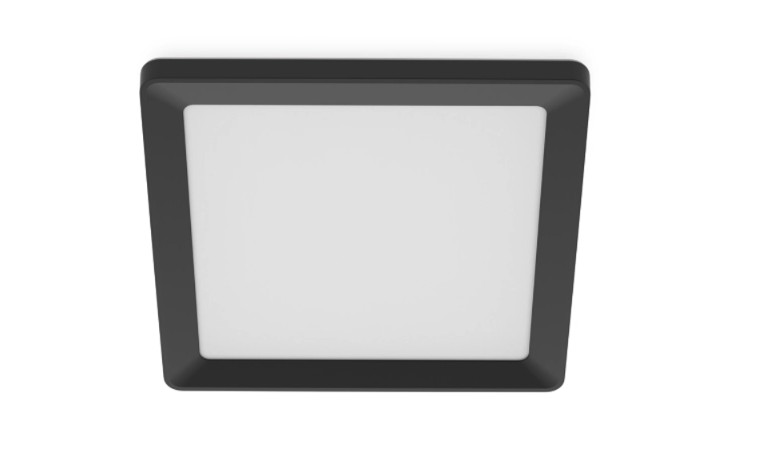 Valen Loftljós Svart 17W 2200-6500K TW 2050lm 400mm Square