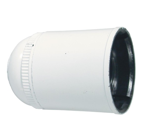 Perustæði E27 slétt, hvítt, Barebo