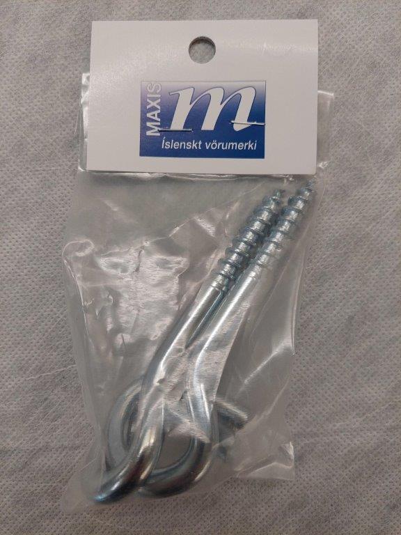 RÓLUKRÓKUR GALV 12CM PK/2ST 3195