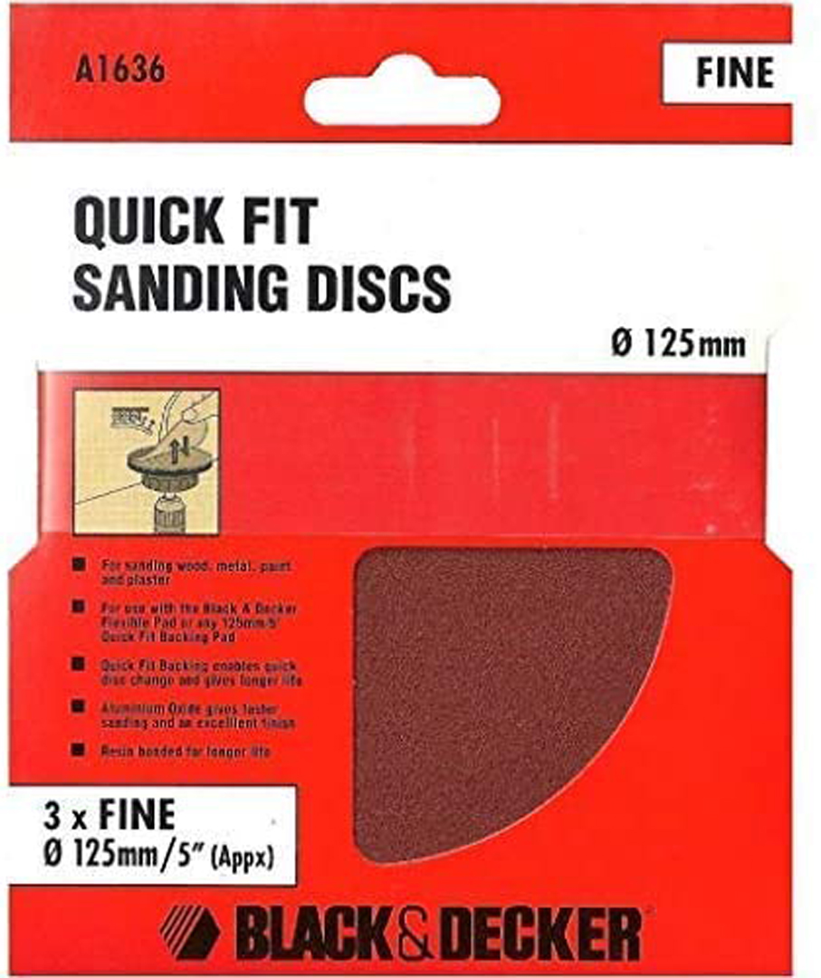 SANDPAPPÍR 125MM 120 FRANSKUR LÁS