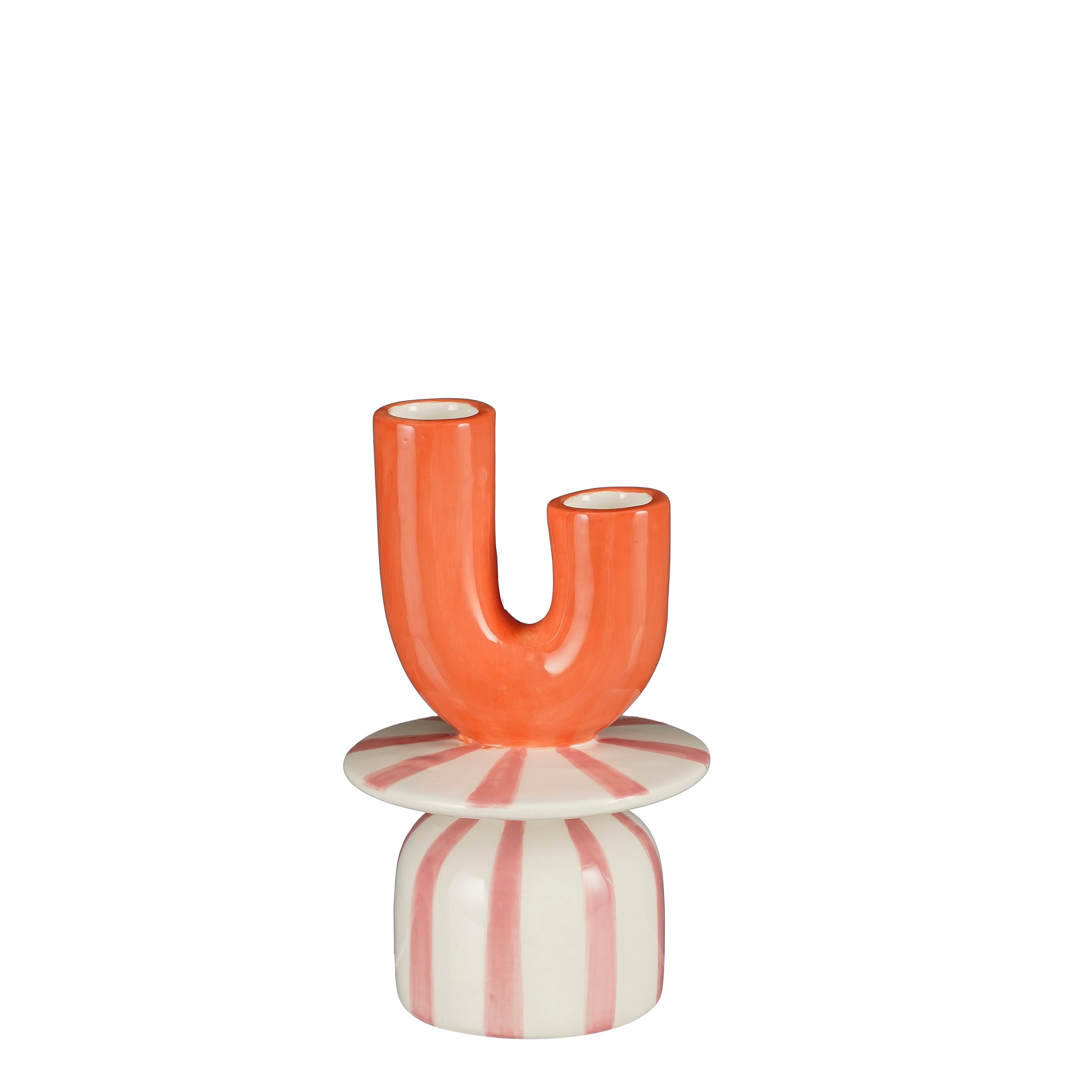 Kertastjaki 10*h16,5cm appelsínugulur