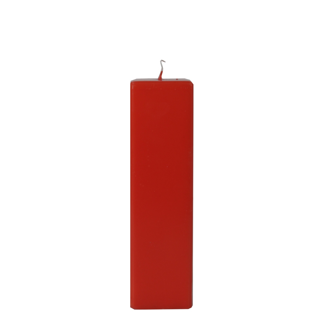 Kubbakerti appelsínugult ferkantað slétt 8*28cm