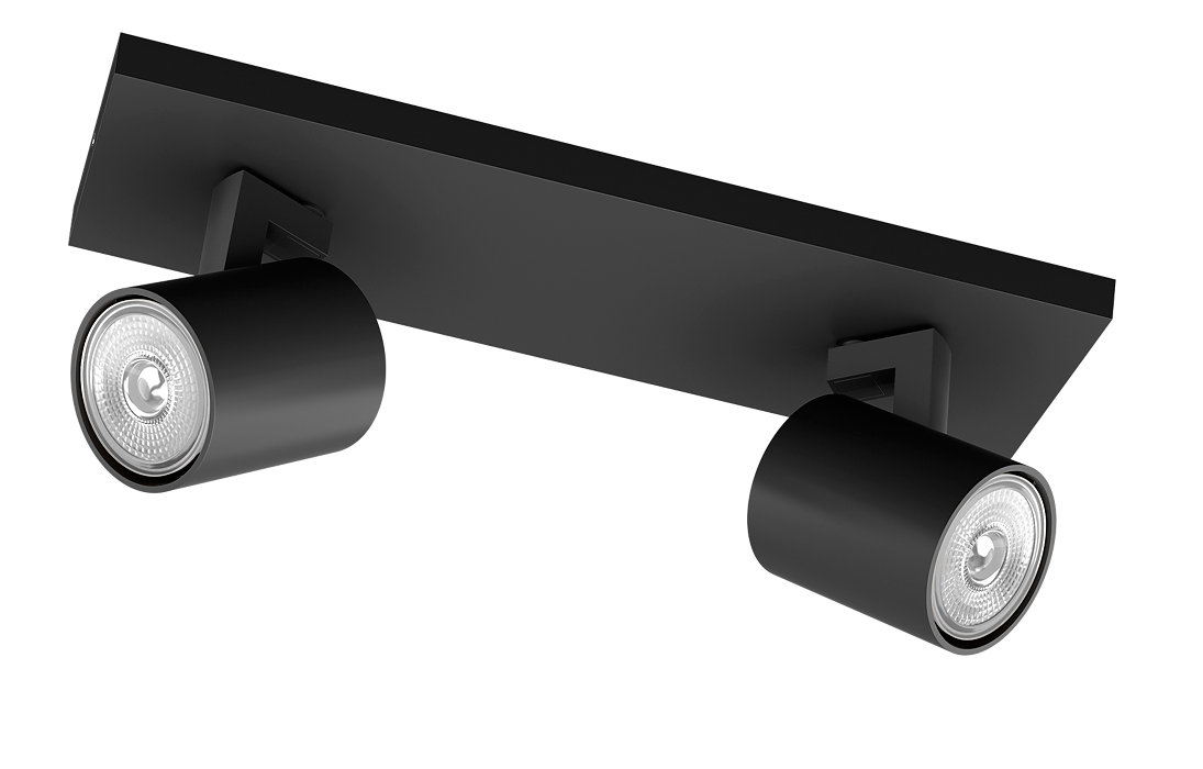 Runner kastari svartur tvöfaldur