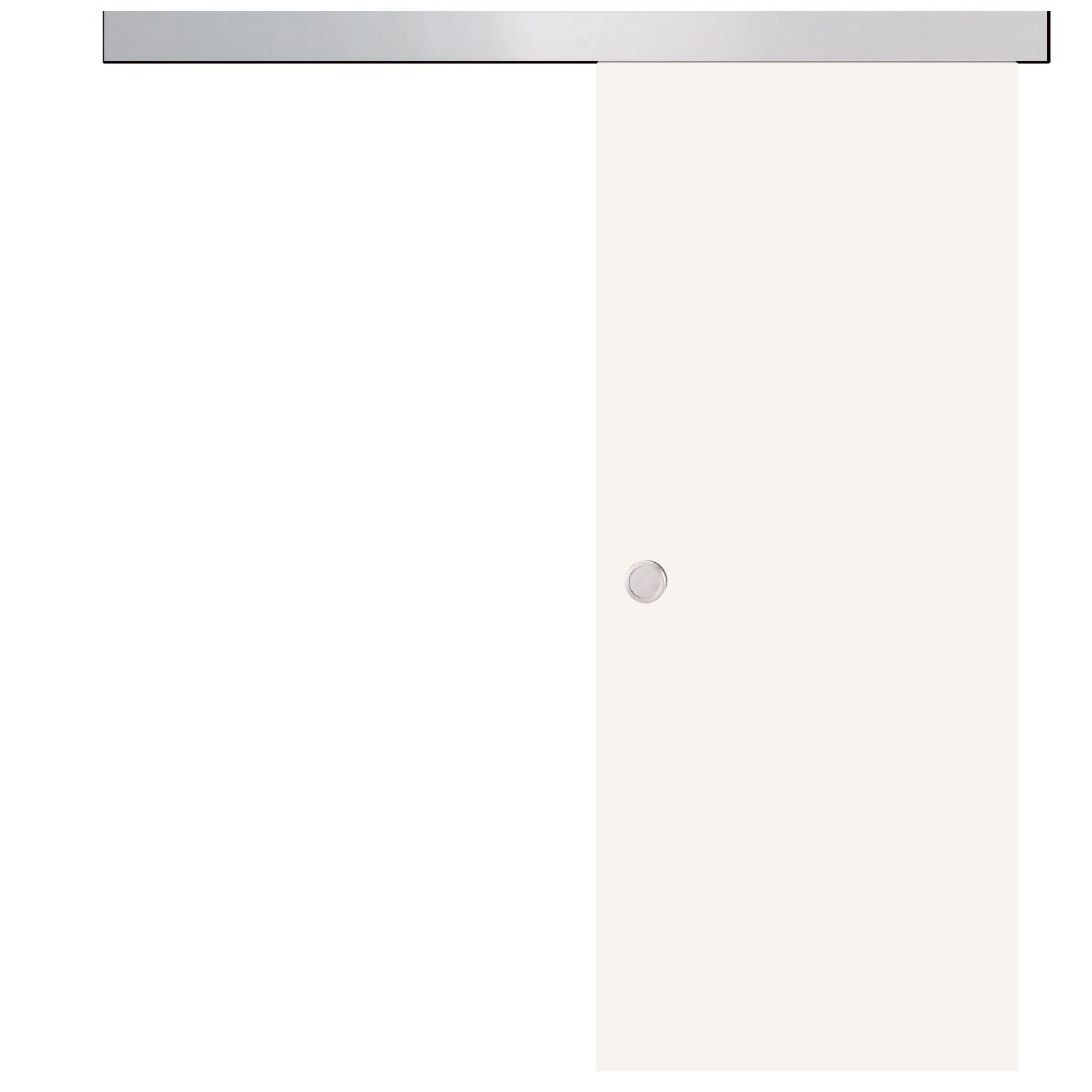 RENNIHURÐ HVÍT 950x2050 *MORALT