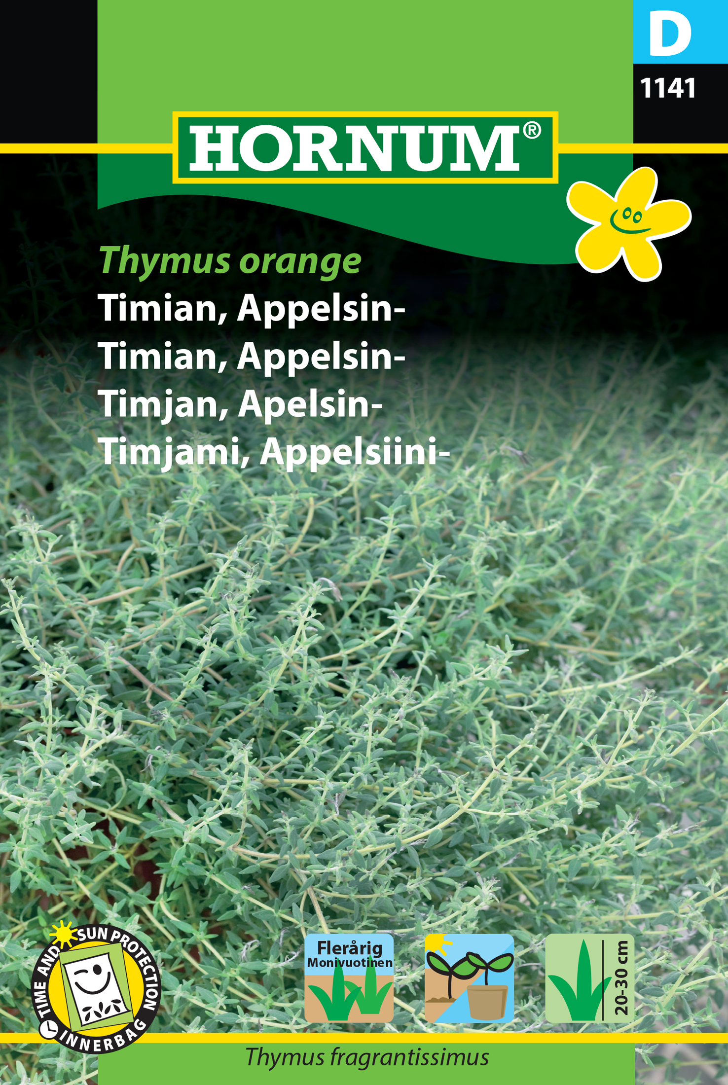 Fræ Timian Thymus fragrantissimus Thymus Orange