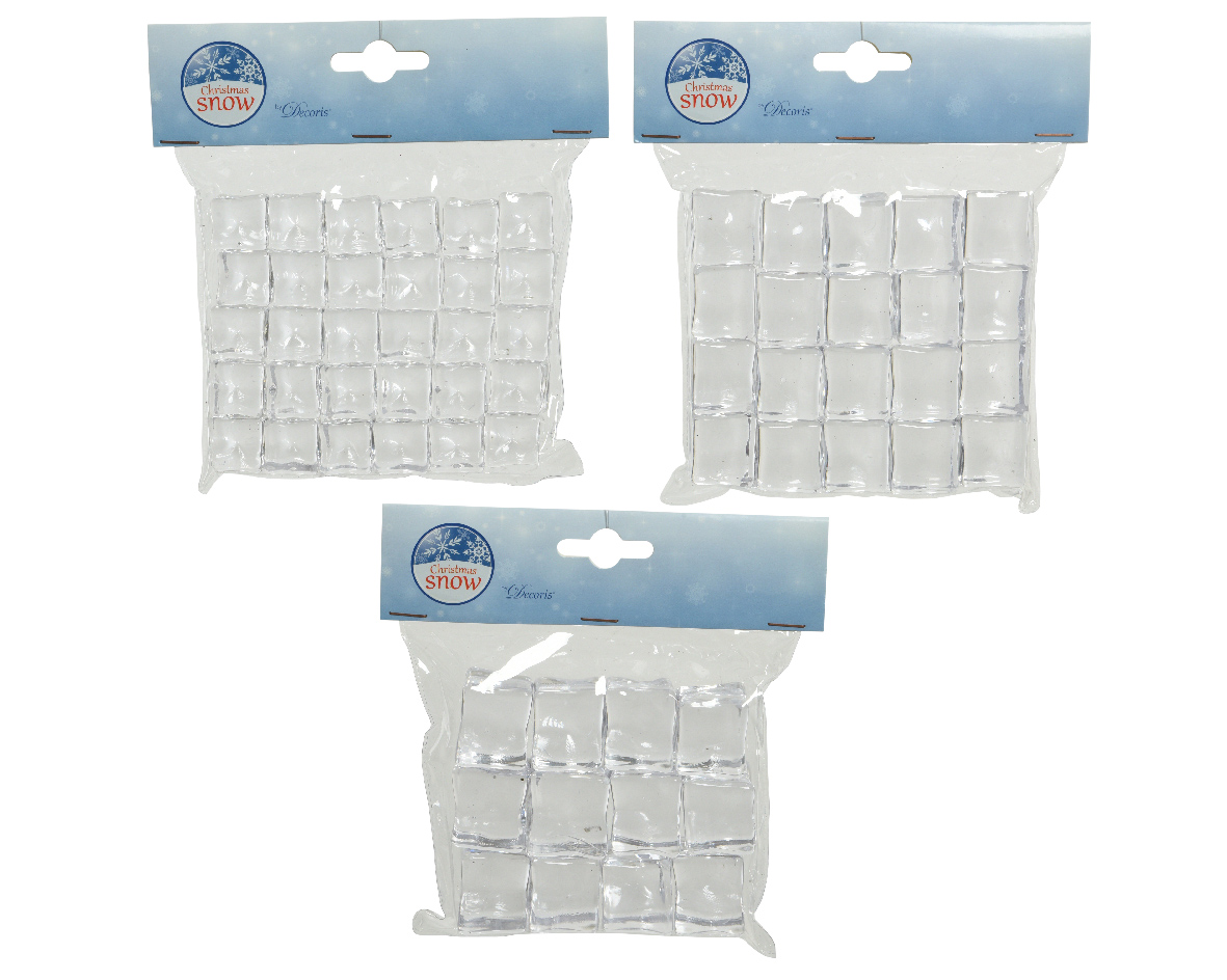 Ísmolar akrýl glærir