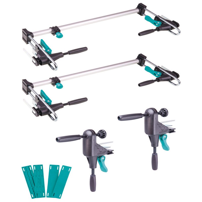 Þvinga Wolfcraft hurðarþvingusett