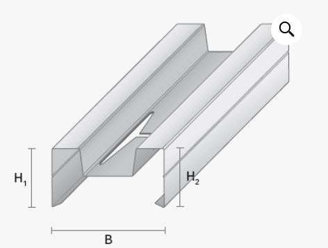 Hljóðstoð 40X95 3,60 m F