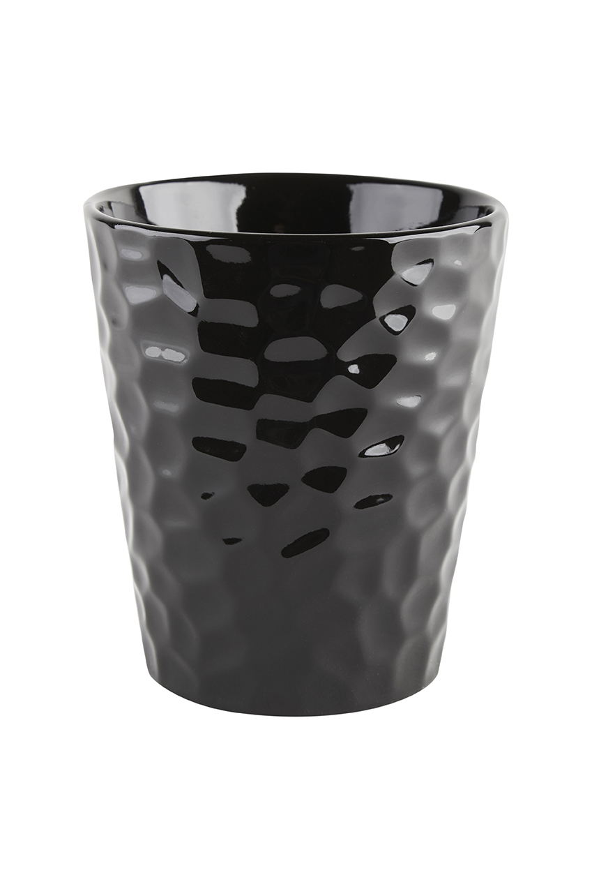 Pottur Orkidee Neu svartur 14*12,5cm