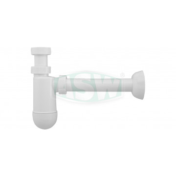 Vatnslás með pung fyrir handlaug, plast