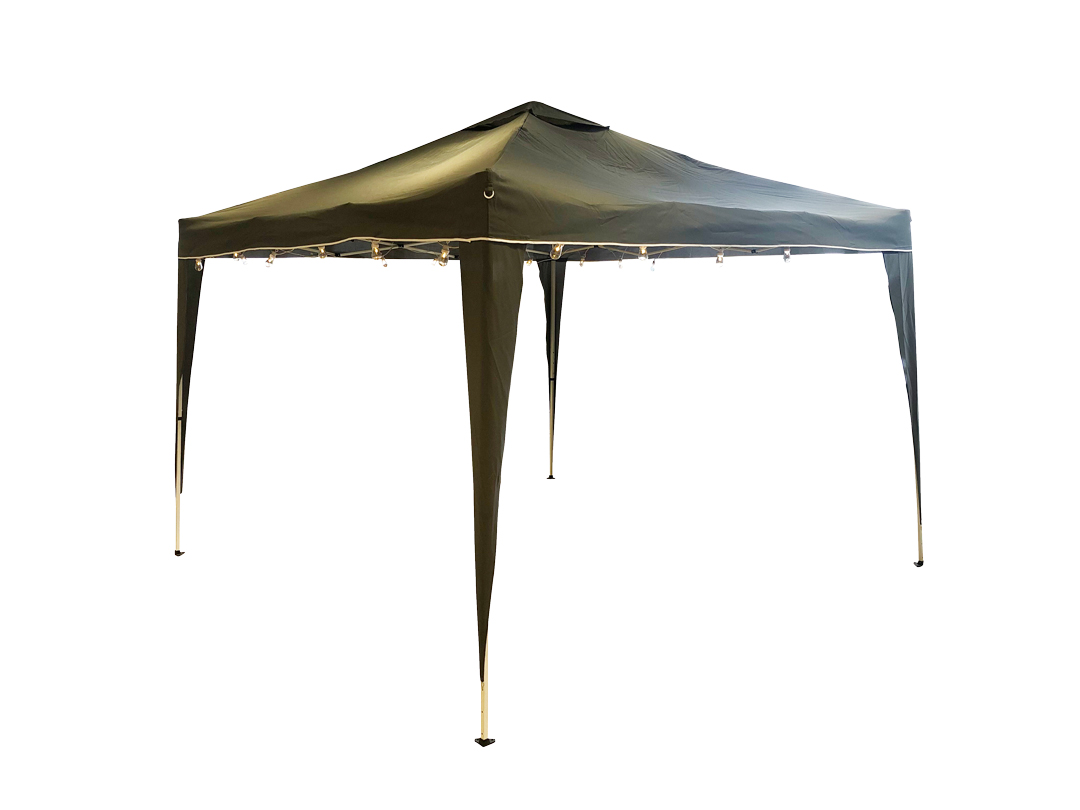 Tjald partýtjald 3x3m grátt