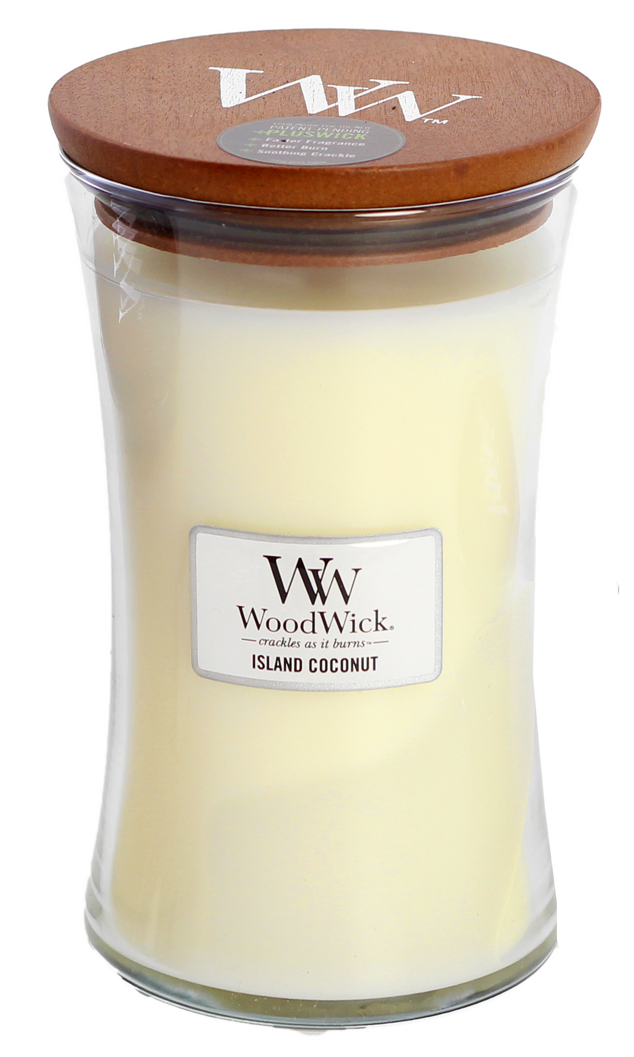 Ilmkerti WoodWick Island Coconut Large