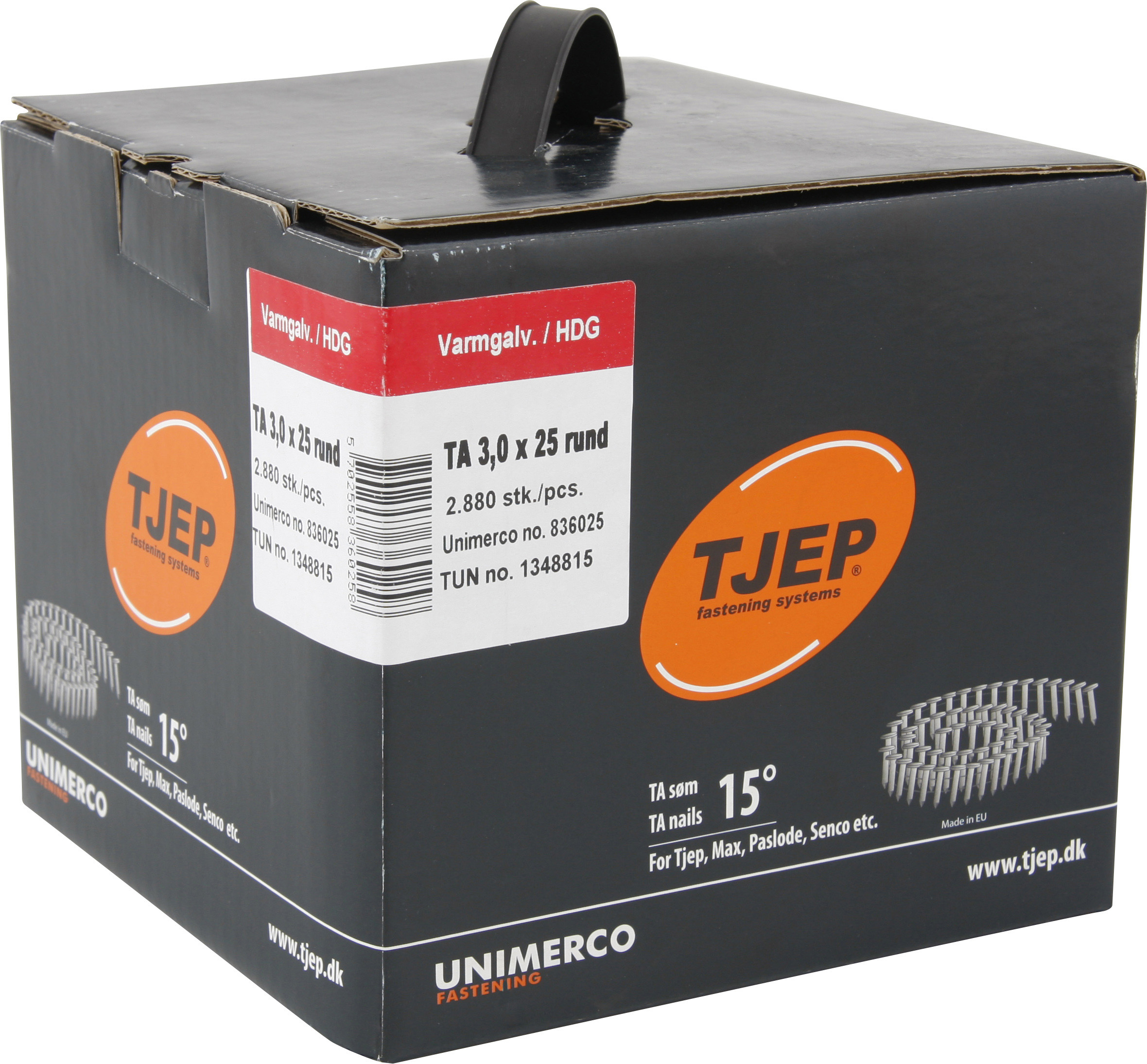 BYSSUSAUMUR TJEP TA 30/25MM ÞAKPAPPASAUMUR HG (2880STK)