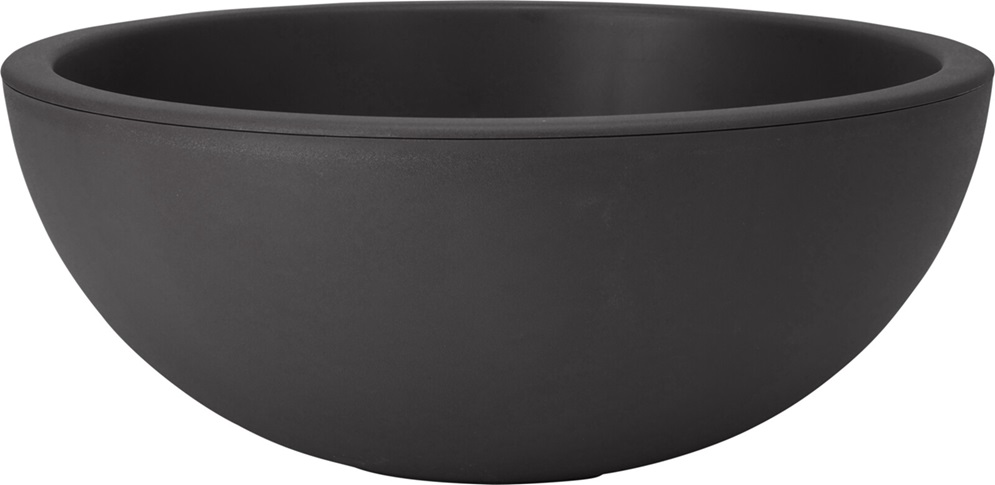 Blómaker EK 40*H16cm plast svart