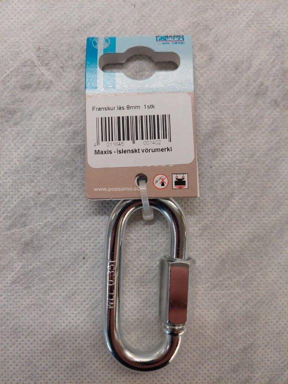 FRANSKUR LÁS/HRAÐLÁS 8MM PÖSAMO (1)