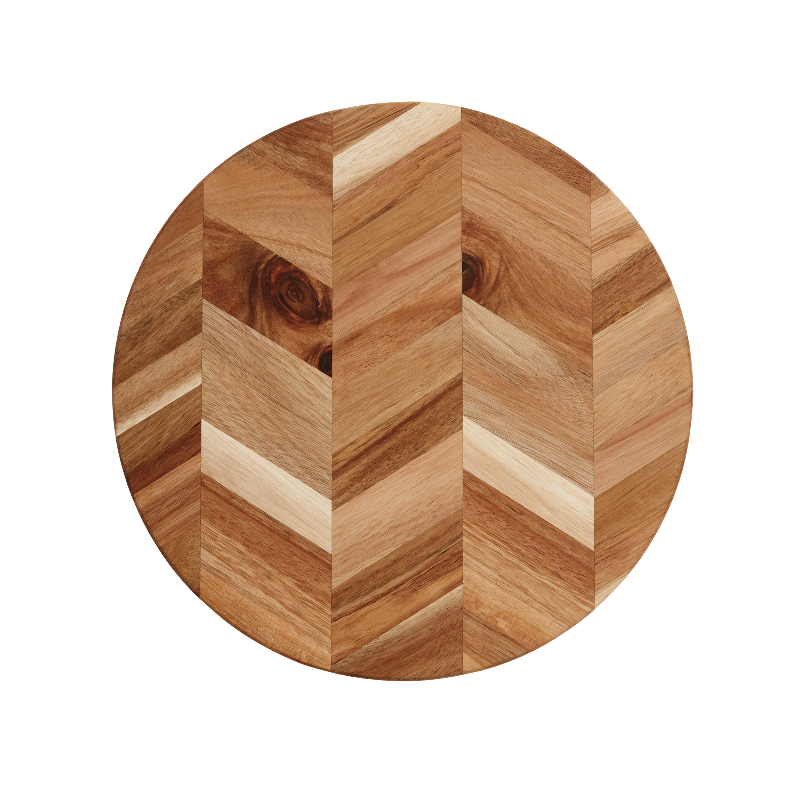 Skurðarbretti Acacia hringlaga