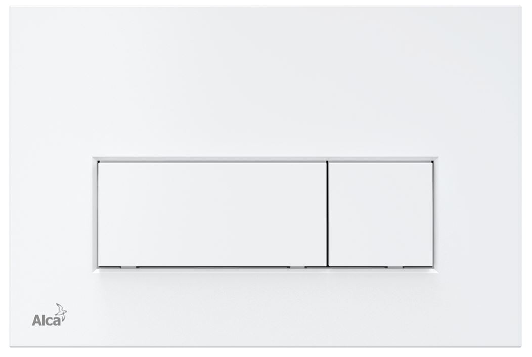 Skolhnappur í innb. Alcaplast Hvítur - M570