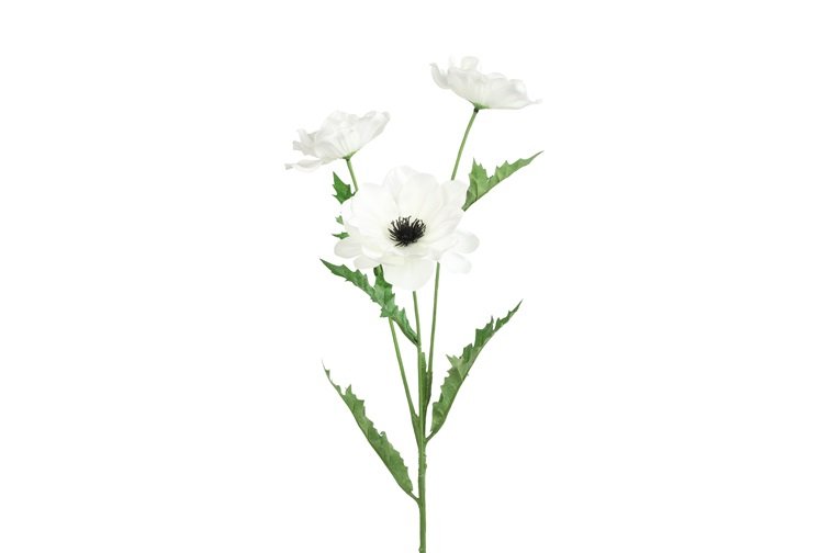 Gervi Anemone 77cm hvít