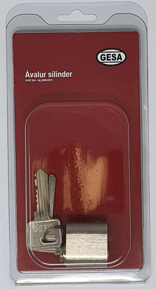 Sylinder einfaldur króm Gesa
