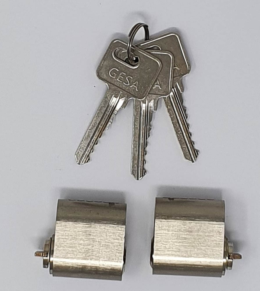 Sylinder einfaldur króm 2 eins Gesa