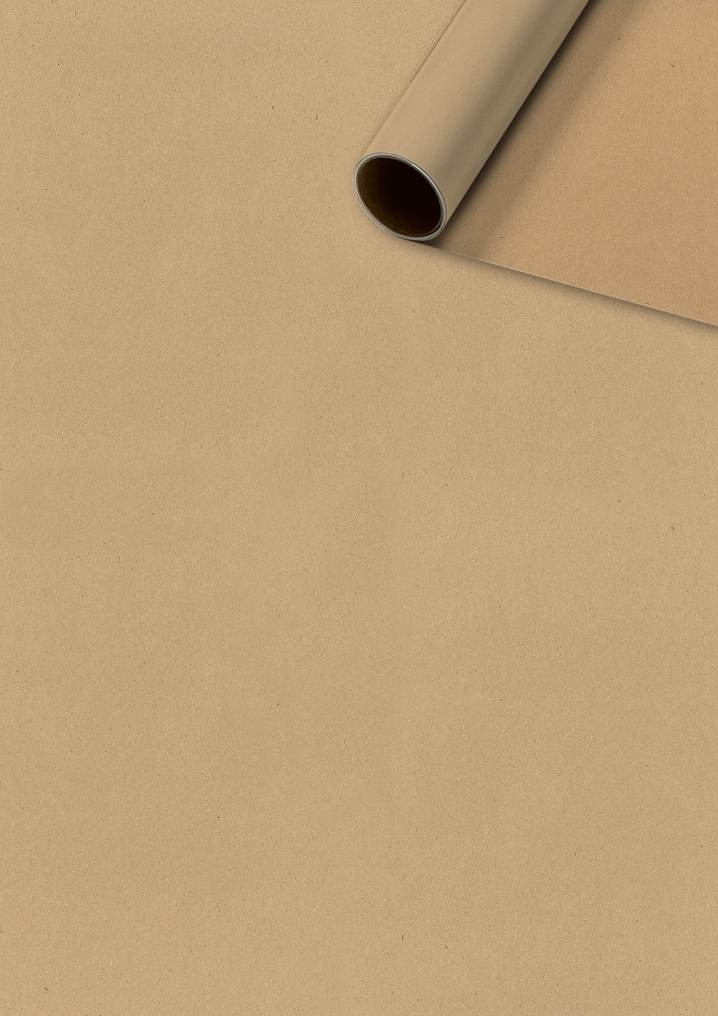 Gjafapappír Uni 70cm*2m kraftbrúnn